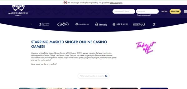 Masked Singer UK Games Casino reviews