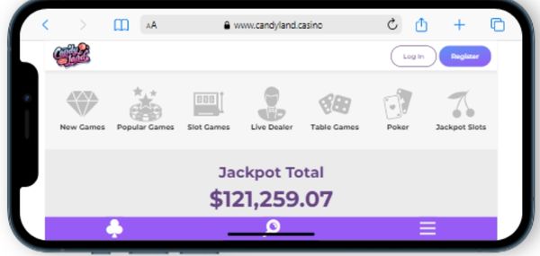 candyland mobile casino review