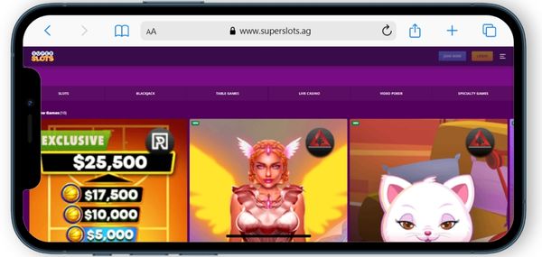 super slots casino mobile