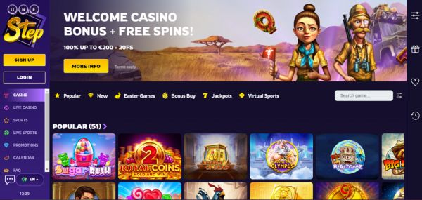 One Step Casino Desktop