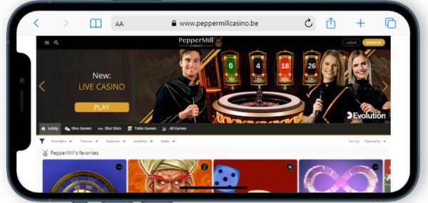 peppermill casino mobile