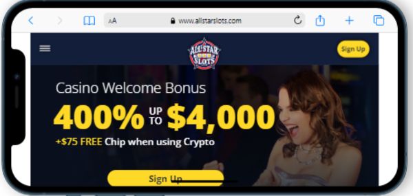 all star slots mobile casino review