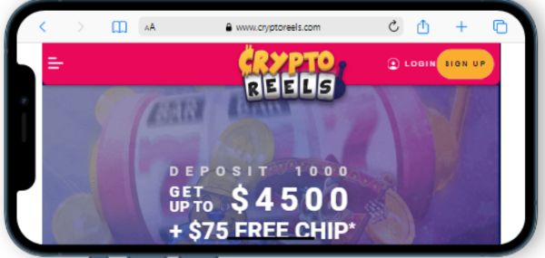 crypto reels mobile casino review