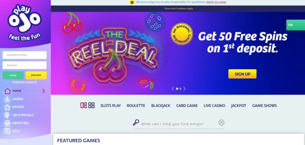 PlayOJO Casino Review 1 playojo casino reviews