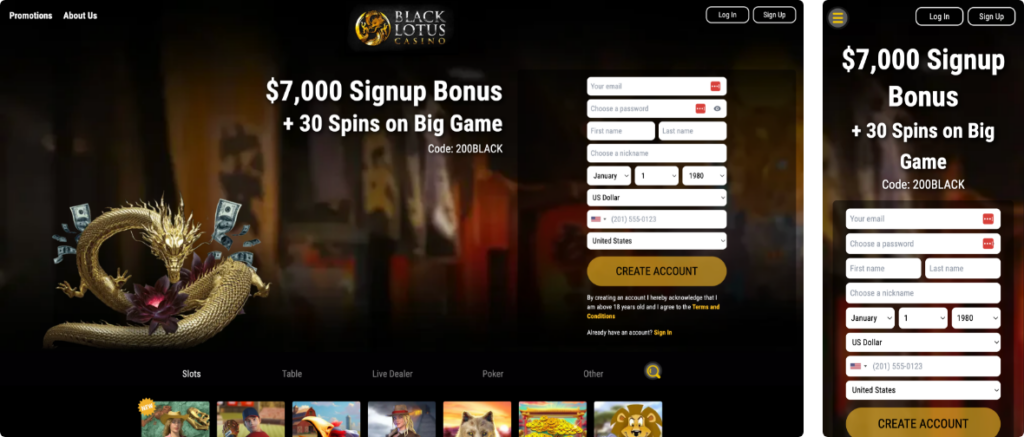 black lotus free spins