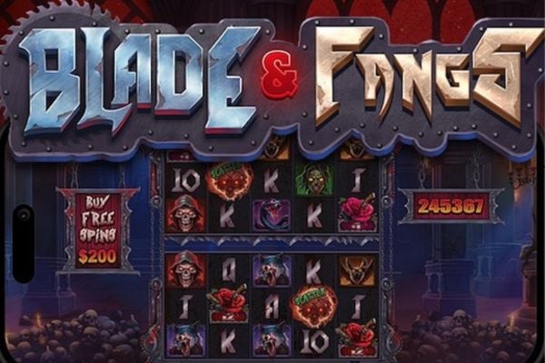 Stake.us Casino Review 8 blade and fangs in play